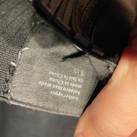 NWOT Chunky Block Heeled Ankle Booties Leather Rave Riding Pullover Pointed work - Picture 8 of 8